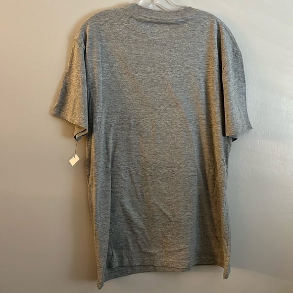 IRISH TODAY HUNGOVER TOMORROW Tee * T-Shirt * Gray with Green * UNISEX sz Medium - Picture 3 of 4